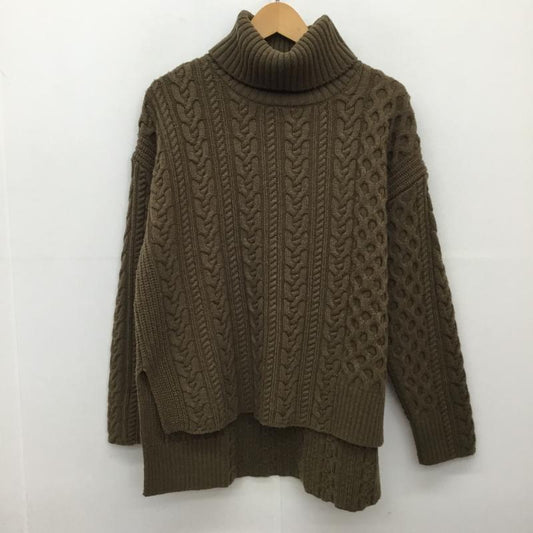 マカフィー MACPHEE ニット、セーター 長袖 S  ダークブラウン / ダークブラウン /  レディース USED 古着 中古 10142557