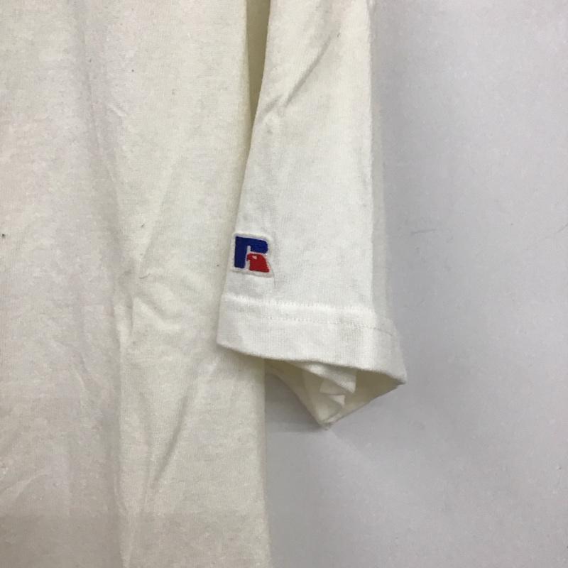 ケボズ KEBOZ Tシャツ 半袖 半袖カットソー プリントTシャツ クルーネックカットソー L ロゴ、文字 白 / ホワイト /  メンズ USED 古着 中古 10130070