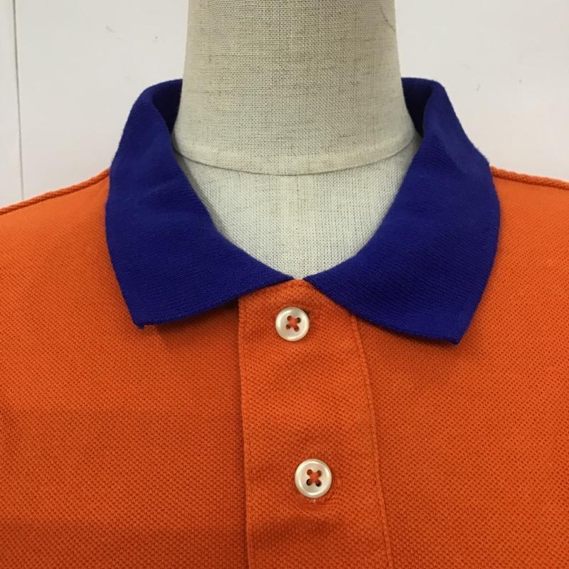 ポロバイラルフローレン Polo by RALPH LAUREN ポロシャツ 半袖 L 無地 橙 / オレンジ /  レディース USED 古着 中古 10105790