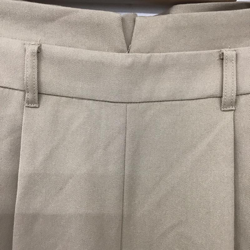 ナチュラルビューティーベーシック NATURAL BEAUTY BASIC ボトムス ボトムス 017-8130070 ワイドパンツ S 無地 ベージュ / ベージュ /  レディース USED 古着 中古 10129135
