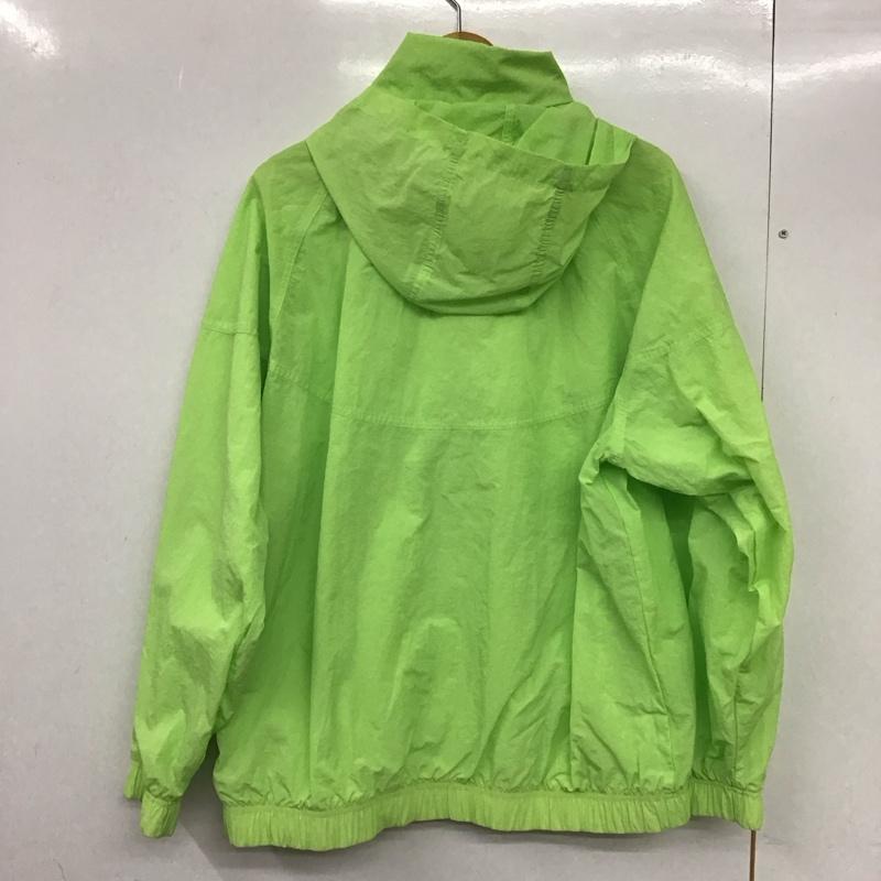 ナイキ NIKE ジャケット、上着 ジャケット、ブレザー da2493-399 ハーフジップフーディ ナイロンジャケット L ロゴ、文字 緑 / グリーン /  メンズ USED 古着 中古 10132579
