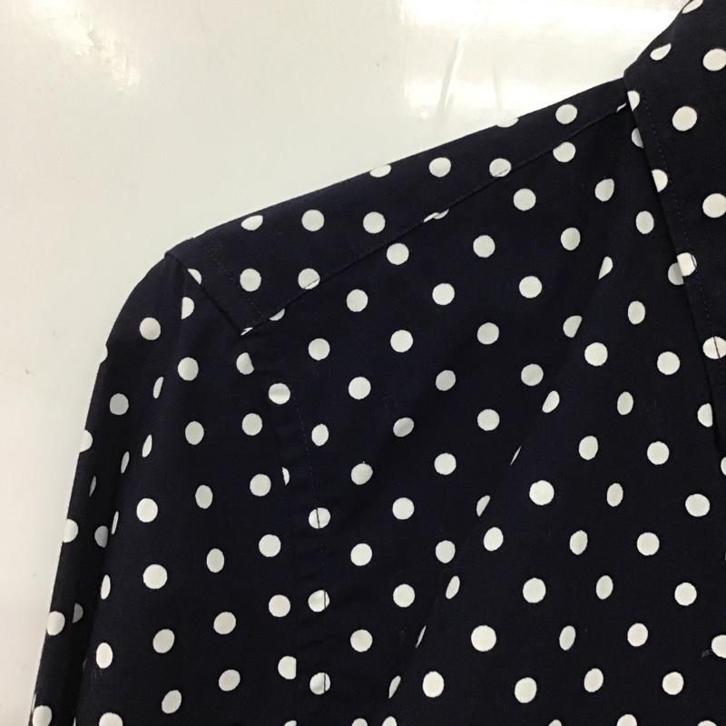 フレッドペリー FRED PERRY シャツ、ブラウス 長袖 長袖シャツ 総柄シャツ カラーシャツ ドットシャツ S ドット 紺 / ネイビー /  メンズ USED 古着 中古 10136225