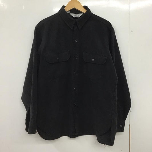 ウールリッチ WOOLRICH シャツ、ブラウス 長袖 長袖シャツ 無地シャツ カラーシャツ 無地 黒 / ブラック /  メンズ USED 古着 中古 10146988