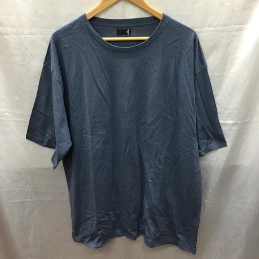 ラコレ LAKOLE Tシャツ 半袖 LKMC03U1NM オーバーサイズ L 無地 紺 / ネイビー /  メンズ USED 古着 中古 10119335