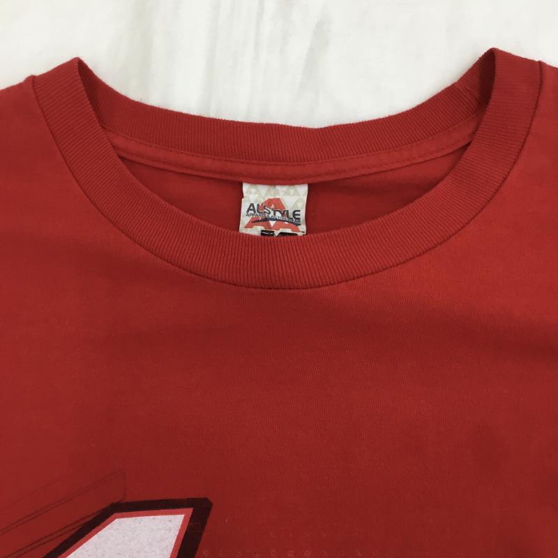 ユーズドクロージング used clothes Tシャツ 半袖 KEVIN HARVICK レーシングTee XXL プリント 赤 / レッド /  メンズ USED 古着 中古 10133851