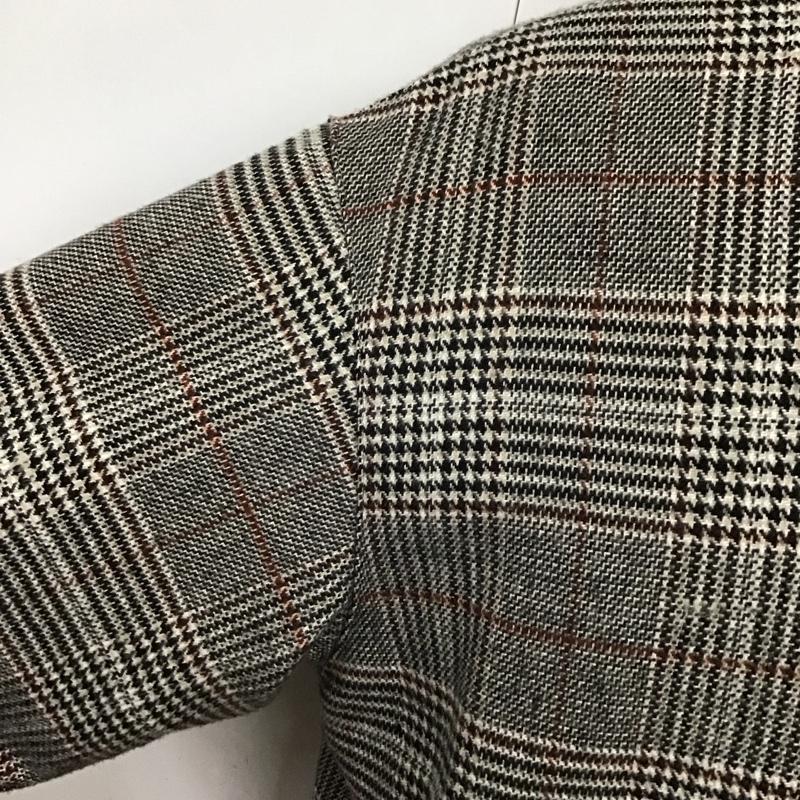 インヘリット INHERIT ジャケット、上着 ジャンパー、ブルゾン 19-011-720-6011-3-0 ジップアップ M チェック 白 / ホワイト / X 黒 / ブラック / X ベージュ / ベージュ / X 赤 / レッド /  メンズ USED 古着 中古 10118815