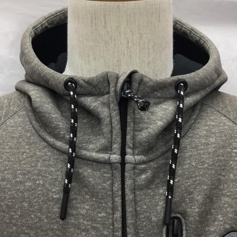 バートン BURTON パーカー 長袖 ジップアップパーカー 長袖パーカー フード付きパーカー M ロゴ、文字 茶 / ブラウン /  メンズ USED 古着 中古 10122346
