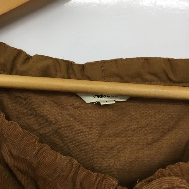 スタディオクリップ studio CLIP チュニック 長袖 MF19Z004-1 コーデュロイ FREE 無地 茶 / ブラウン /  レディース USED 古着 中古 10144661