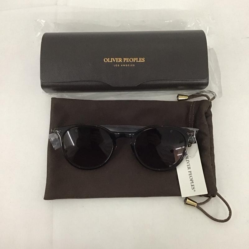 オリバーピープルズ OLIVER PEOPLES めがね・サングラス サングラス Brayton ケース付き 無地 茶 / ブラウン /  メンズ USED 古着 中古 10125629