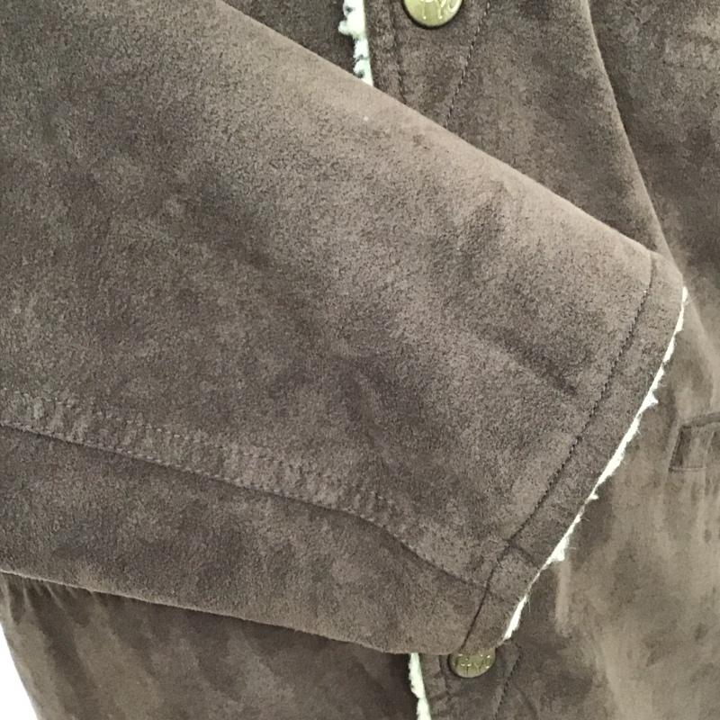 エフエイティー FAT ジャケット、上着 ジャケット、ブレザー F/04-FW/JK-04 WOLFY エコムートン ジャケット アウター ジャケット XL 無地 茶 / ブラウン /  メンズ USED 古着 中古 10109812