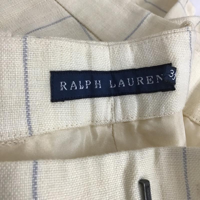 ラルフローレン RALPHLAUREN パンツ スラックス チェック アイボリー / アイボリー /  メンズ USED 古着 中古 10105975