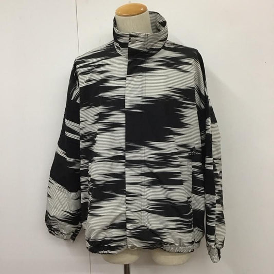 アディダス adidas ジャケット、上着 ジャンパー、ブルゾン fm5452 ストハブグラフィックジャケット ジップアップジャケット スポーツウェア 総柄 白 / ホワイト / X 黒 / ブラック /  メンズ USED 古着 中古 10112054