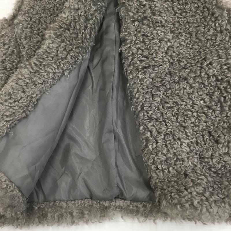 ココ ディール COCO DEAL ジャケット、上着 ジャケット、ブレザー ボア　ベスト 2 無地 灰 / グレー /  レディース USED 古着 中古 10140446