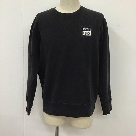 シュプリーム Supreme トレーナー 長袖 17SS Don tBeADickCrewneck 長袖トレーナー スウェット M ロゴ、文字 黒 / ブラック /  メンズ USED 古着 中古 10110882