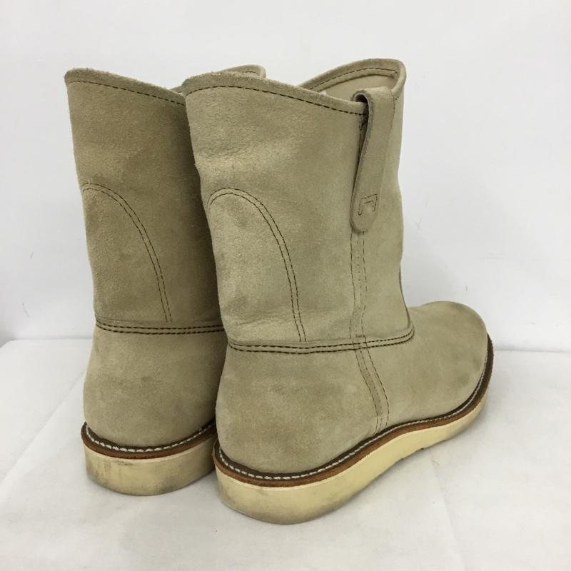 レッドウィング RED WING ブーツ 一般 E8168 9-INCH PECOS ペコスブーツ 28cm 28.0cm 無地 ベージュ / ベージュ /  メンズ USED 古着 中古 10144314