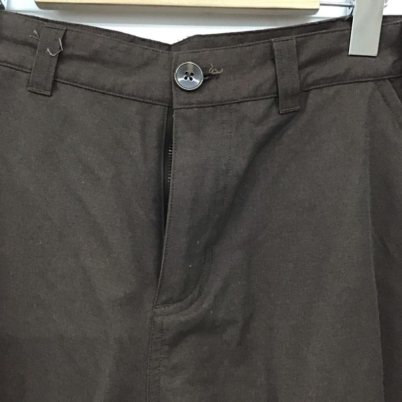 アディダス adidas パンツ チノパン チノパン ワイドパンツ カジュアルパンツ ロゴ、文字 茶 / ブラウン /  メンズ USED 古着 中古 10133733