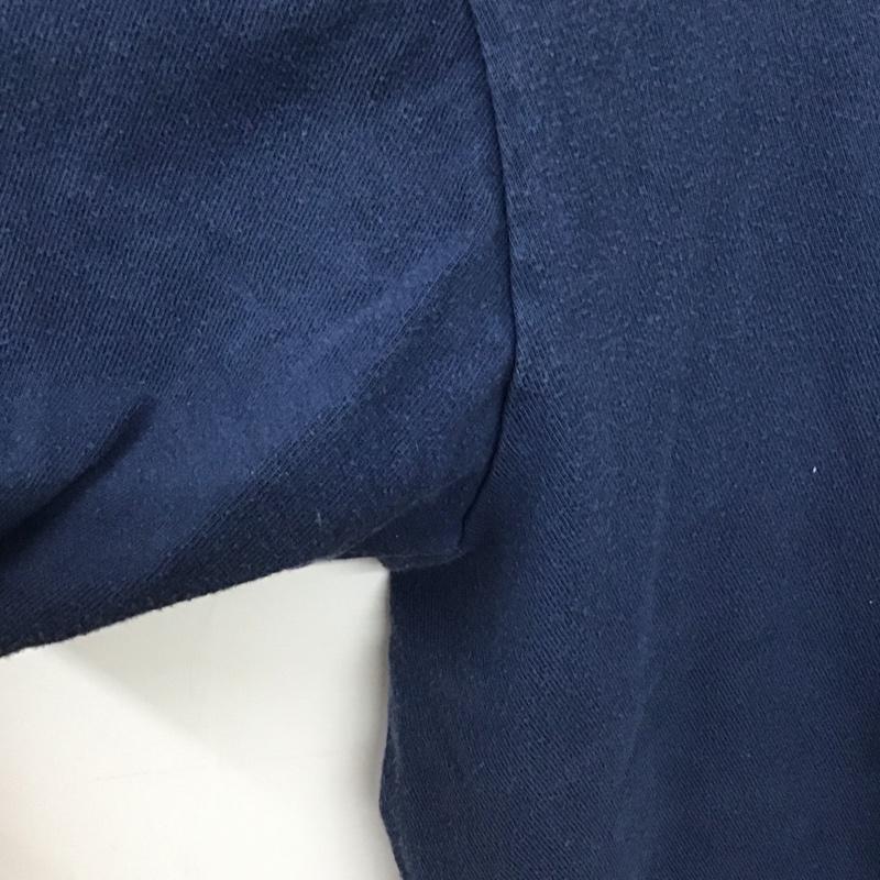 ステューシー STUSSY Tシャツ 半袖 半袖カットソー プリントTシャツ クルーネックカットソー L プリント 紺 / ネイビー /  メンズ USED 古着 中古 10132554