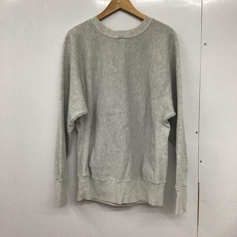 古着 USED トレーナー 長袖 長袖トレーナー スウェット クルーネック プルオーバー 古着 M ロゴ、文字 灰 / グレー /  メンズ USED 古着 中古 10133109