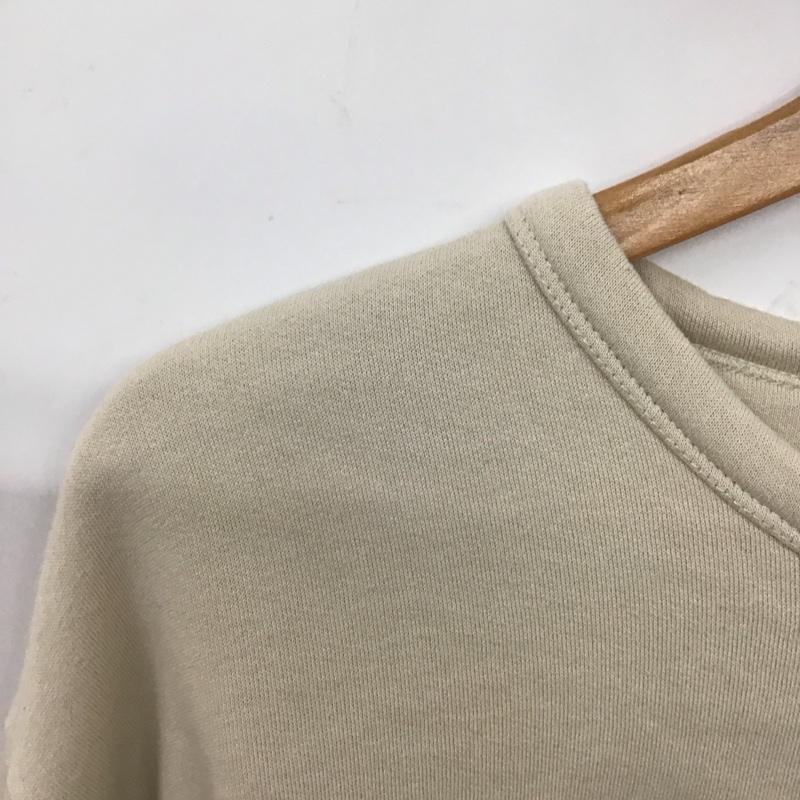 ザラ ZARA カットソー 長袖 M 無地 ベージュ / ベージュ /  レディース USED 古着 中古 10139568