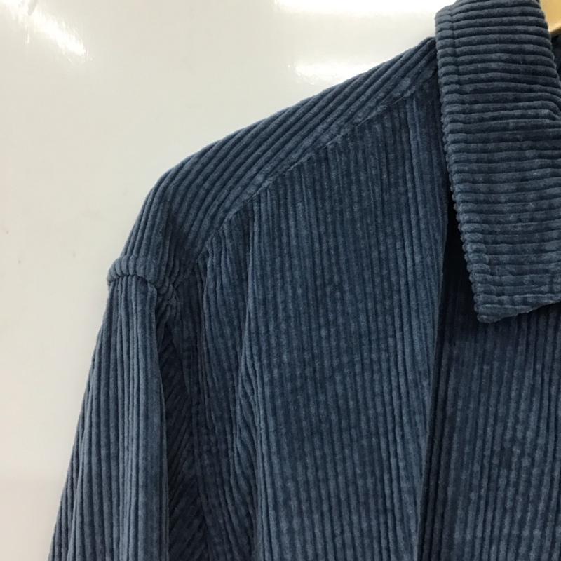 オンリーニューヨーク ONLY NY ジャケット、上着 ジャケット、ブレザー ジップアップジャケット コーデュロイジャケット アウター XL ロゴ、文字 青 / ブルー /  メンズ USED 古着 中古 10147803