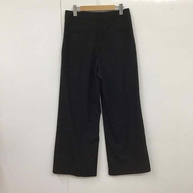 ザラ ZARA パンツ スラックス スラックス ワイドパンツ カジュアルパンツ ストレートパンツ S 無地 黒 / ブラック /  レディース USED 古着 中古 10110816