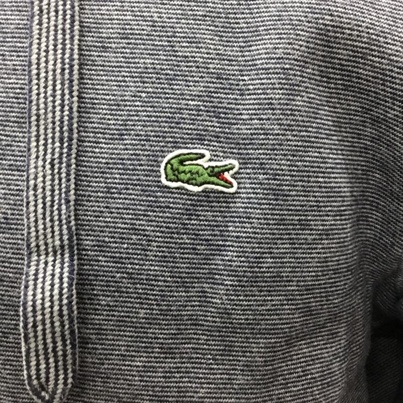 ラコステ LACOSTE パーカー 長袖 SH2584 フルジップ 裏起毛 フーディー 3 ワンポイント 紺 / ネイビー /  メンズ USED 古着 中古 10121268