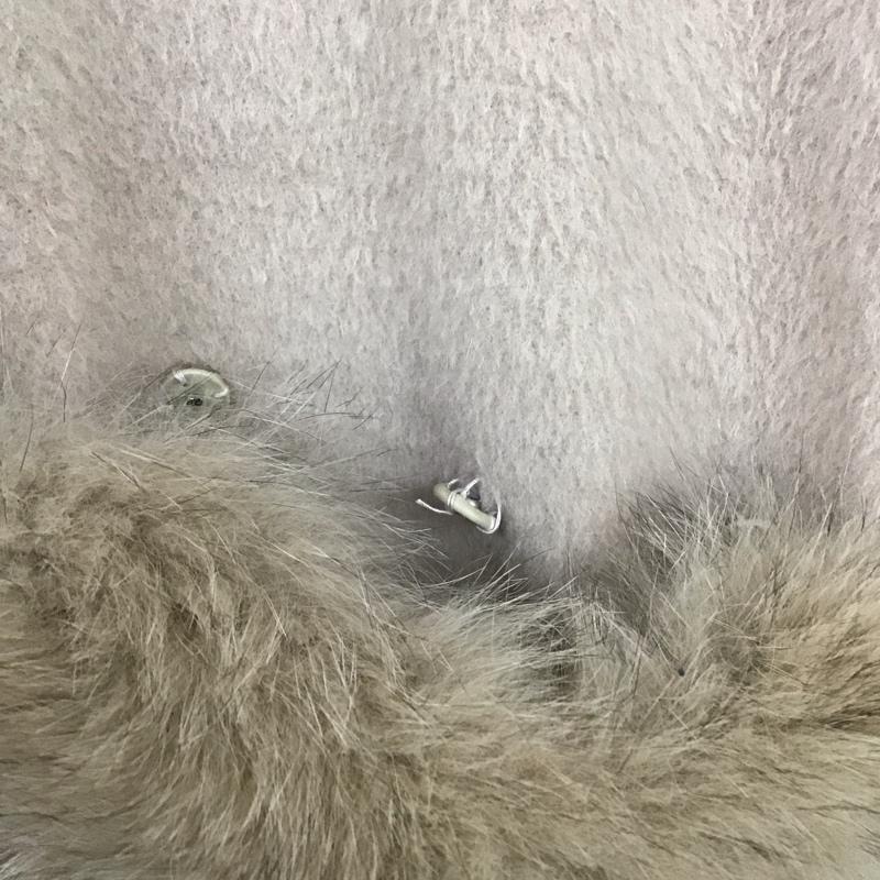 グレースコンチネンタル GRACE CONTINENTAL コート コート一般 1636 9070-1 ノーカラー ビジュー 34 無地 桃 / ピンク /  レディース USED 古着 中古 10144981