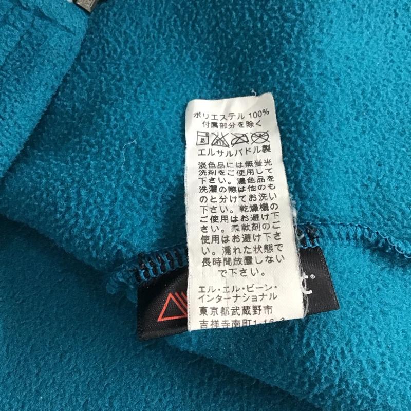 エルエルビーン L.L.Bean ジャケット、上着 ジャケット、ブレザー 284630 フリースジャケット ジップアップジャケット スタンドカラー L ロゴ、文字 青 / ブルー /  メンズ USED 古着 中古 10136150