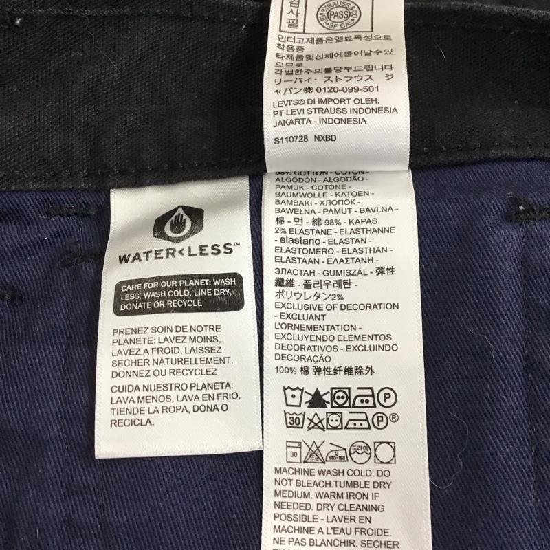 リーバイス Levi s パンツ ワークパンツ、ペインターパンツ 32インチ 無地 黒 / ブラック /  メンズ USED 古着 中古 10121902