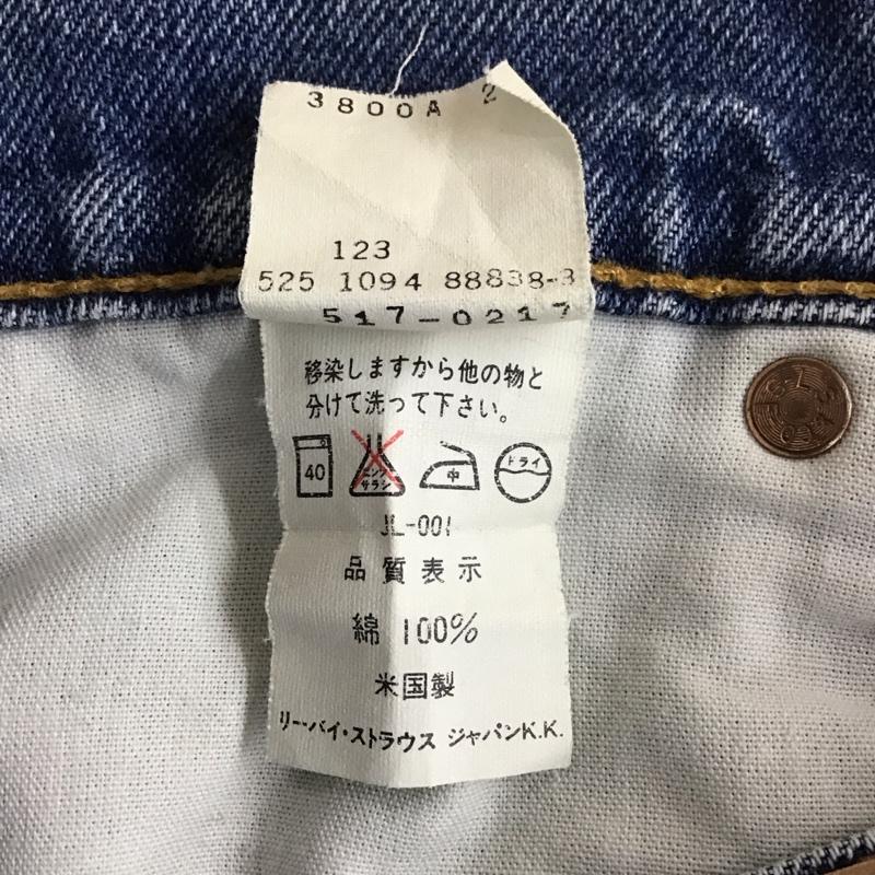 リーバイストラウスアンドコー Levi Strauss & co. パンツ デニム、ジーンズ 90S USA 517 デニムパンツ ストレートパンツ カジュアルパンツ 30インチ 無地 インディゴ / インディゴ /  メンズ USED 古着 中古 10110382