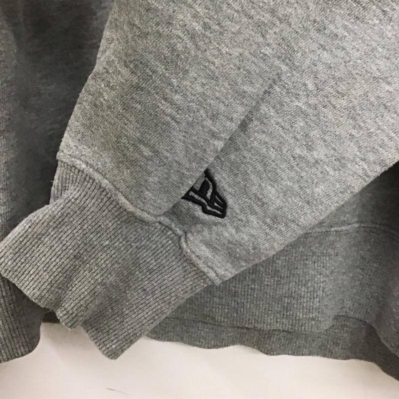 ハリウッドランチマーケット H.R MARKET トレーナー 長袖 長袖トレーナー スウェット クルーネック プルオーバー newera S ロゴ、文字 灰 / グレー /  メンズ USED 古着 中古 10139769