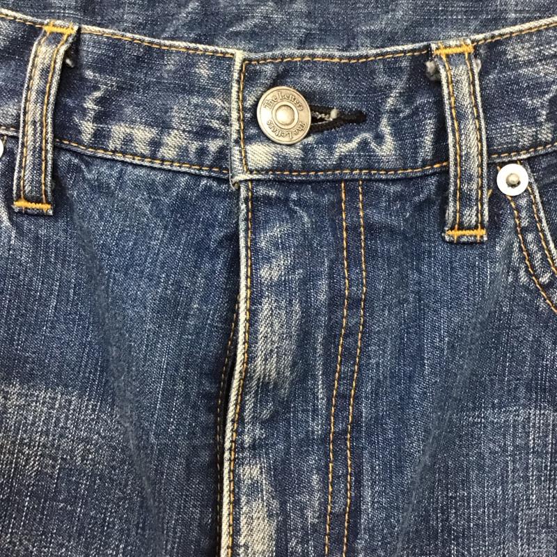 ザレターズ The Letters パンツ デニム、ジーンズ FW17-LDP001A サイドジップ M 無地 青 / ブルー /  メンズ USED 古着 中古 10111874