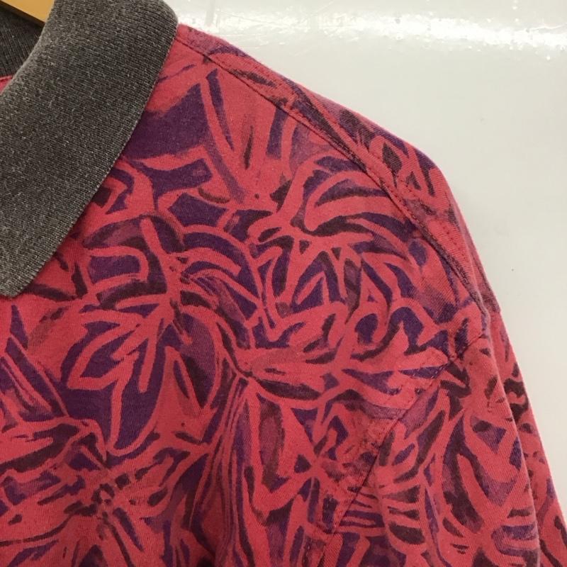ナイキ NIKE ポロシャツ 半袖 半袖ポロシャツ カラーシャツ 半袖カットソー golf 90s M プリント マルチカラー / マルチカラー /  メンズ USED 古着 中古 10149978