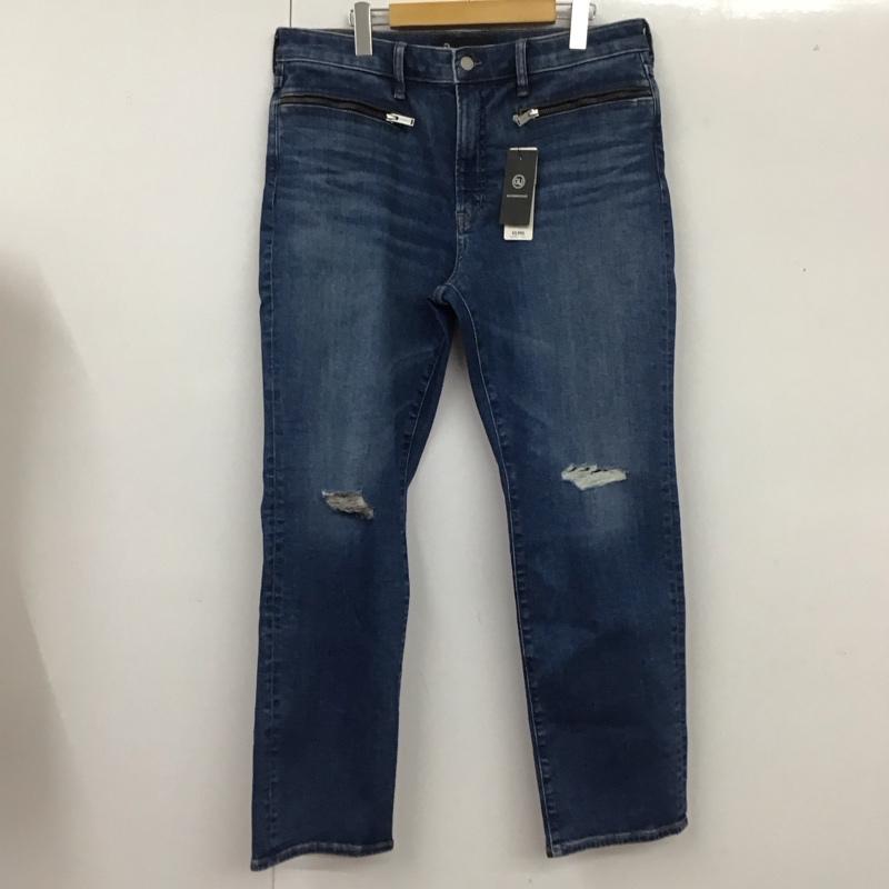 ジーユー GU パンツ デニム、ジーンズ 321-351032 UNDERCOVER スリムダメージジーンズ ストレッチパンツ XL 無地 インディゴ / インディゴ /  メンズ USED 古着 中古 10109844