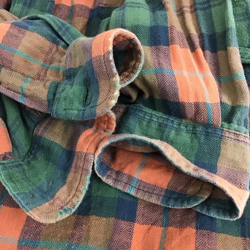 古着 USED シャツ、ブラウス 長袖 長袖シャツ チェックシャツ カラーシャツ 古着 L チェック マルチカラー / マルチカラー /  メンズ USED 古着 中古 10146103