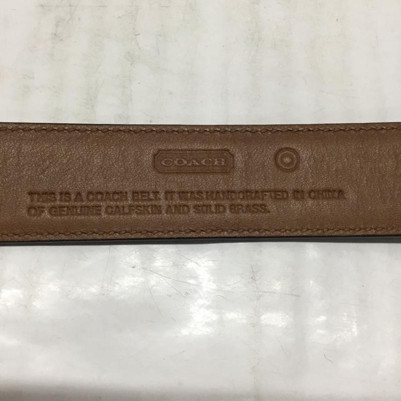 コーチ COACH ベルト・バックル ベルト 無地 黒 / ブラック /  メンズ USED 古着 中古 10115591