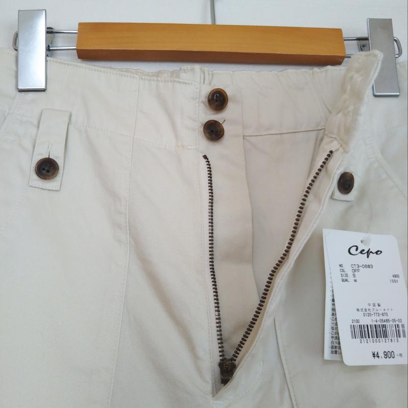 セポ cepo パンツ スラックス S 無地 ベージュ / ベージュ /  レディース USED 古着 中古 10010946