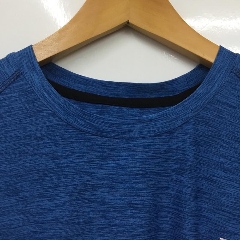 アンドロ andro Tシャツ 半袖 Melage T-shiet Alpha 卓球ウェア スポーツウェア タグ付き XS ロゴ、文字 青 / ブルー /  メンズ USED 古着 中古 10135656