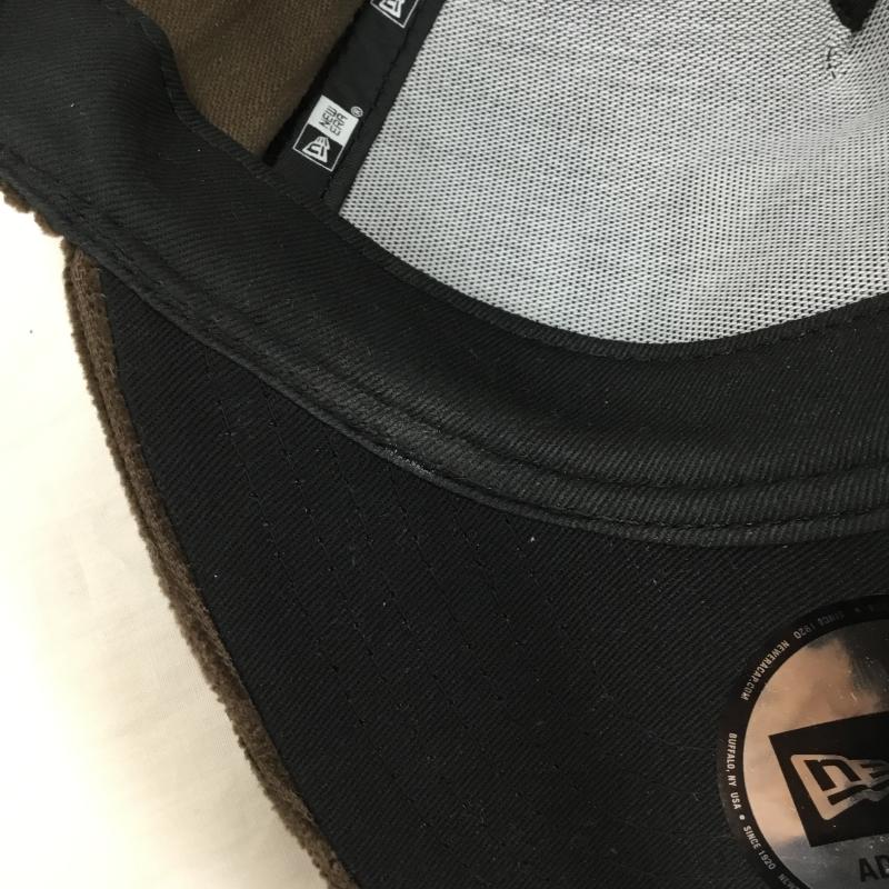 ニューエラ NEW ERA 帽子 キャップ X-LARGE コーデュロイ ロゴ、文字 茶 / ブラウン /  メンズ USED 古着 中古 10140922