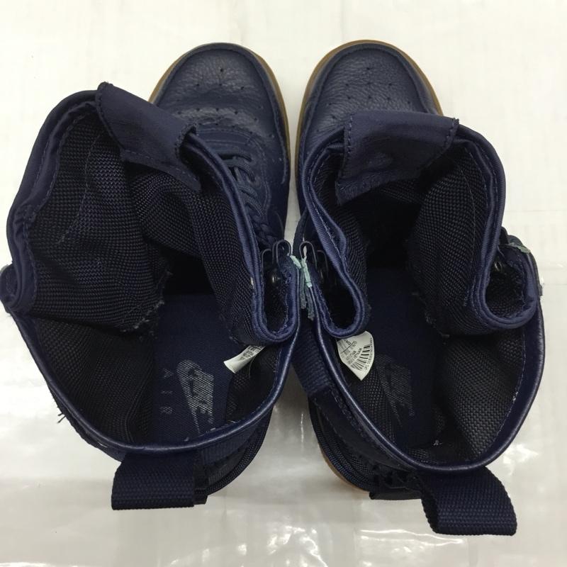 ナイキ NIKE スニーカー スニーカー 864024-400 SF AF1 25cm 25.0cm ロゴ、文字 紺 / ネイビー /  レディース USED 古着 中古 10110161