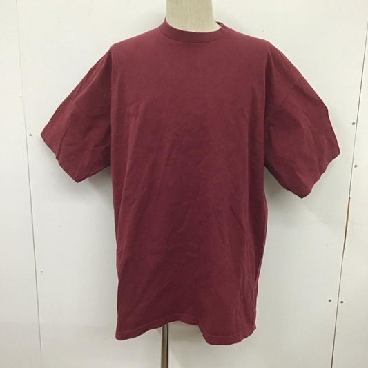 プロクラブ PRO CLUB Tシャツ 半袖 半袖カットソー 無地Tシャツ クルーネックカットソー XXL 無地 えんじ / ワインレッド /  メンズ USED 古着 中古 10107685