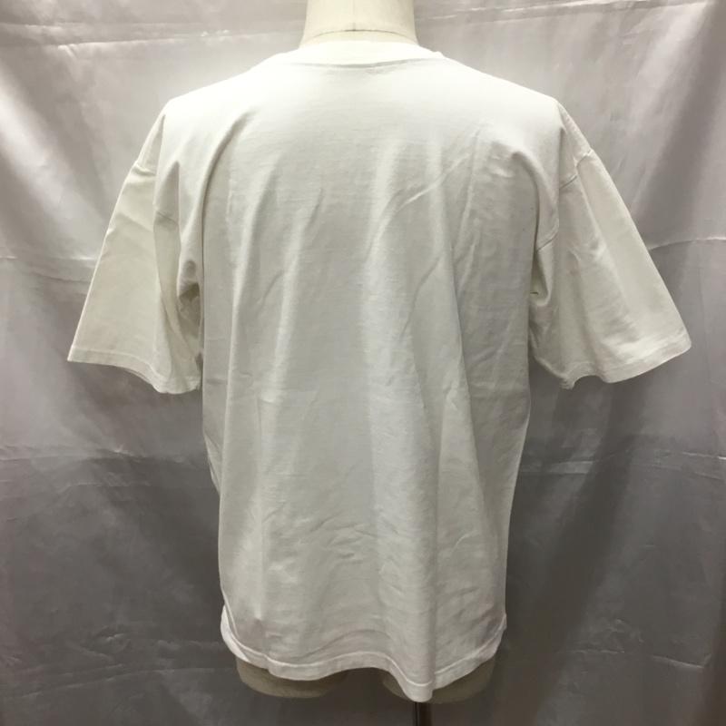 スタンダード カリフォルニア STANDARD CALIFORNIA Tシャツ 半袖 半袖カットソー プリントTシャツ クルーネックカットソー L ロゴ、文字 白 / ホワイト /  メンズ USED 古着 中古 10114124