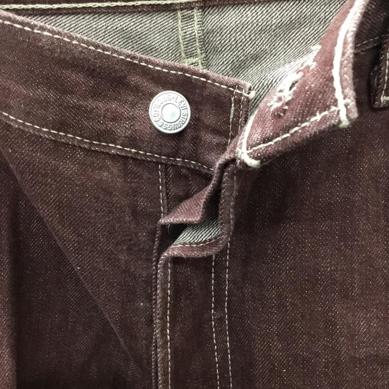 リーバイストラウスアンドコー Levi Strauss & co. パンツ ショートパンツ ショートパンツ ハーフパンツ カジュアルパンツ デニムパンツ 36 無地 えんじ / ワインレッド /  メンズ USED 古着 中古 10108749