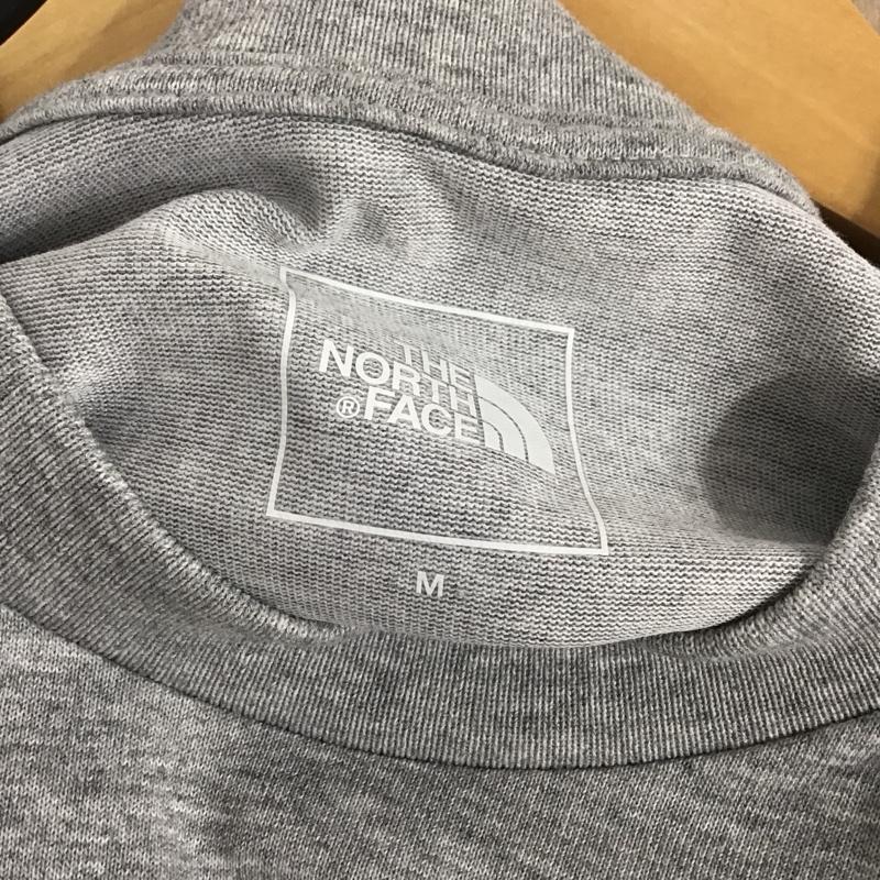 ザノースフェイス THE NORTH FACE Tシャツ 半袖 nt32459 ナチュラルフェノメノン 半袖カットソー プリントTシャツ M ロゴ、文字 灰 / グレー /  メンズ USED 古着 中古 10128700