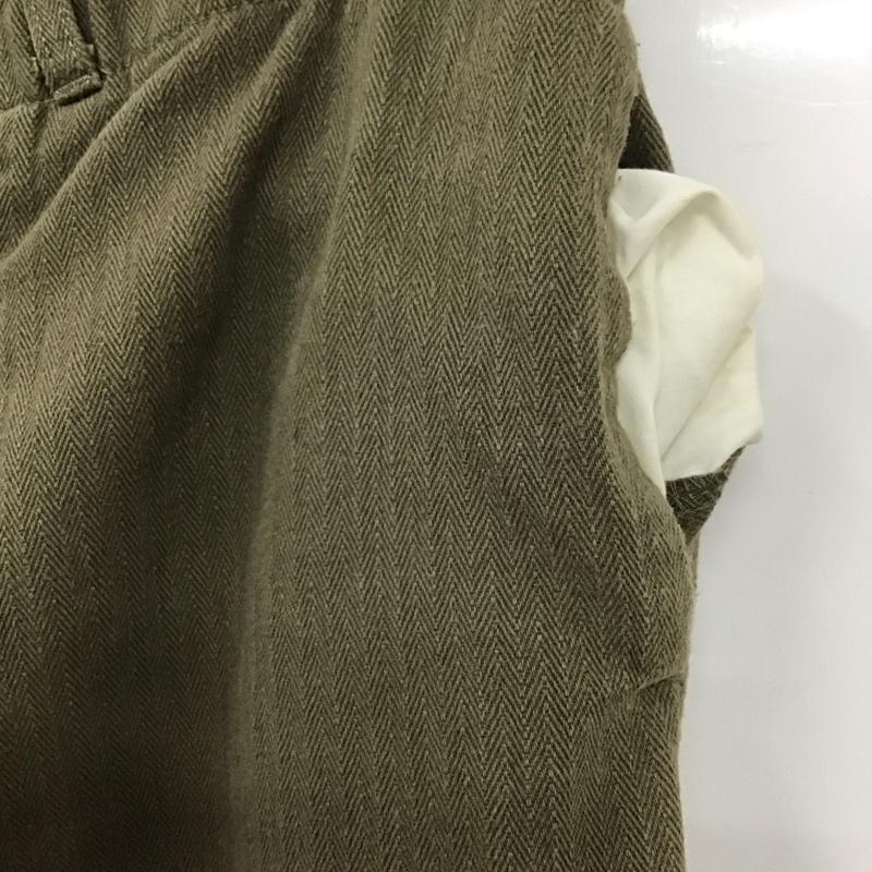 ヴォイリー VOIRY パンツ ワークパンツ、ペインターパンツ ワークパンツ ワイドパンツ カジュアルパンツ ミリタリーパンツ 無地 カーキ / カーキ /  メンズ USED 古着 中古 10116580