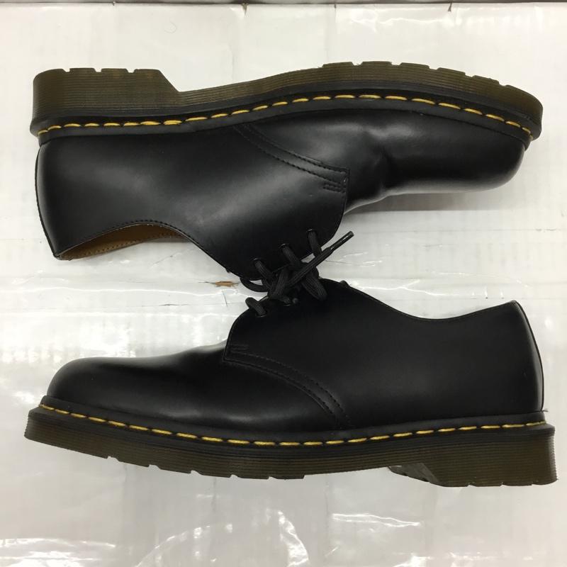 ドクターマーチン Dr.Martens 革靴 革靴 11838 3ホール UK9 US：10 無地 黒 / ブラック /  メンズ USED 古着 中古 10106653