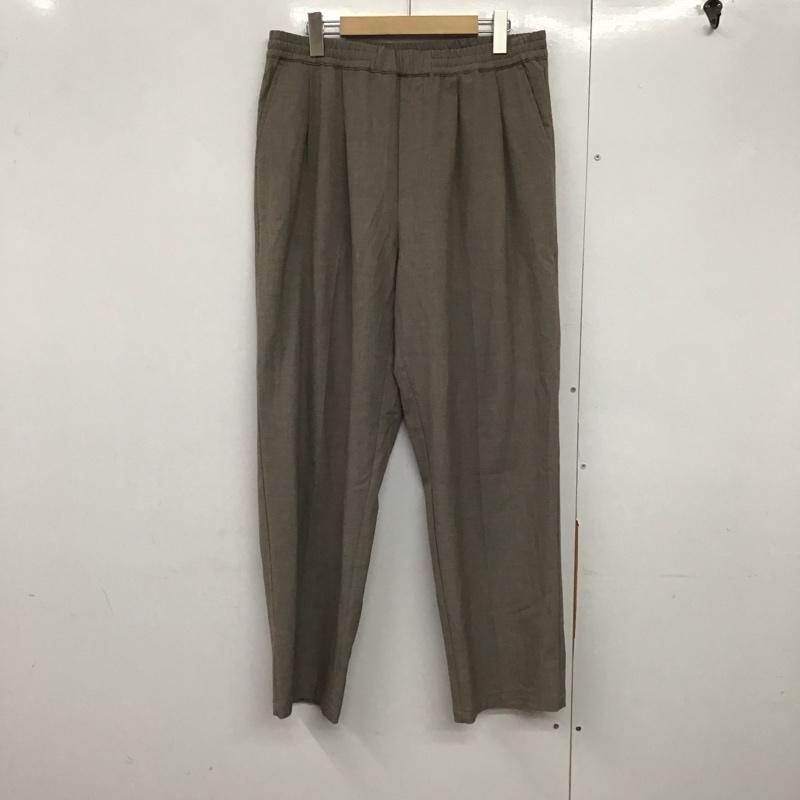 シップス SHIPS パンツ スラックス スラックスパンツ ワイドパンツ カジュアルパンツ L 無地 茶 / ブラウン /  メンズ USED 古着 中古 10141520