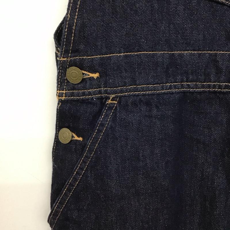 ミラオーウェン Mila Owen ワンピース ロングスカート デニムワンピース ジャンパースカート オールインワン 0 無地 インディゴ / インディゴ /  レディース USED 古着 中古 10142062