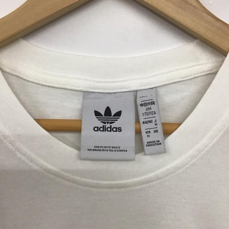 アディダス adidas Tシャツ 半袖 hf4892 グラフィックカモインフィル半袖Tシャツ M ロゴ、文字 白 / ホワイト /  メンズ USED 古着 中古 10148053