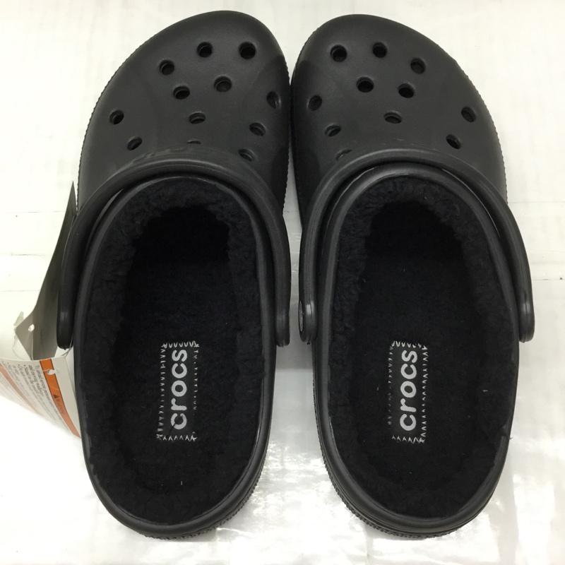 クロックス crocs サンダル サンダル Ralen lined Clog 16244-060 27.0cm 無地 黒 / ブラック /  メンズ USED 古着 中古 10125455